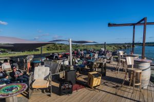 Vue de la terrasse de la Cabane